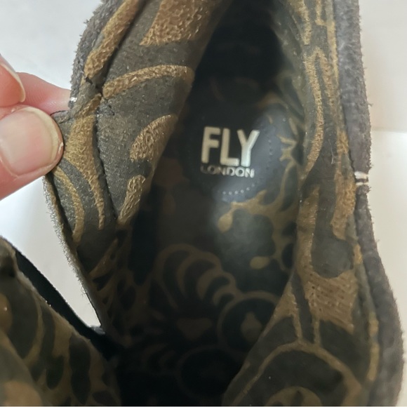 Fly London Wezo Brown Suede Booties 41W/10.5W - Picture 2 of 12